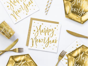 Servietten - Happy New Year - 33cm x 33cm